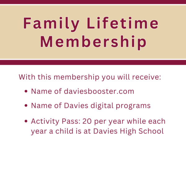 Family Lifetime Membership
